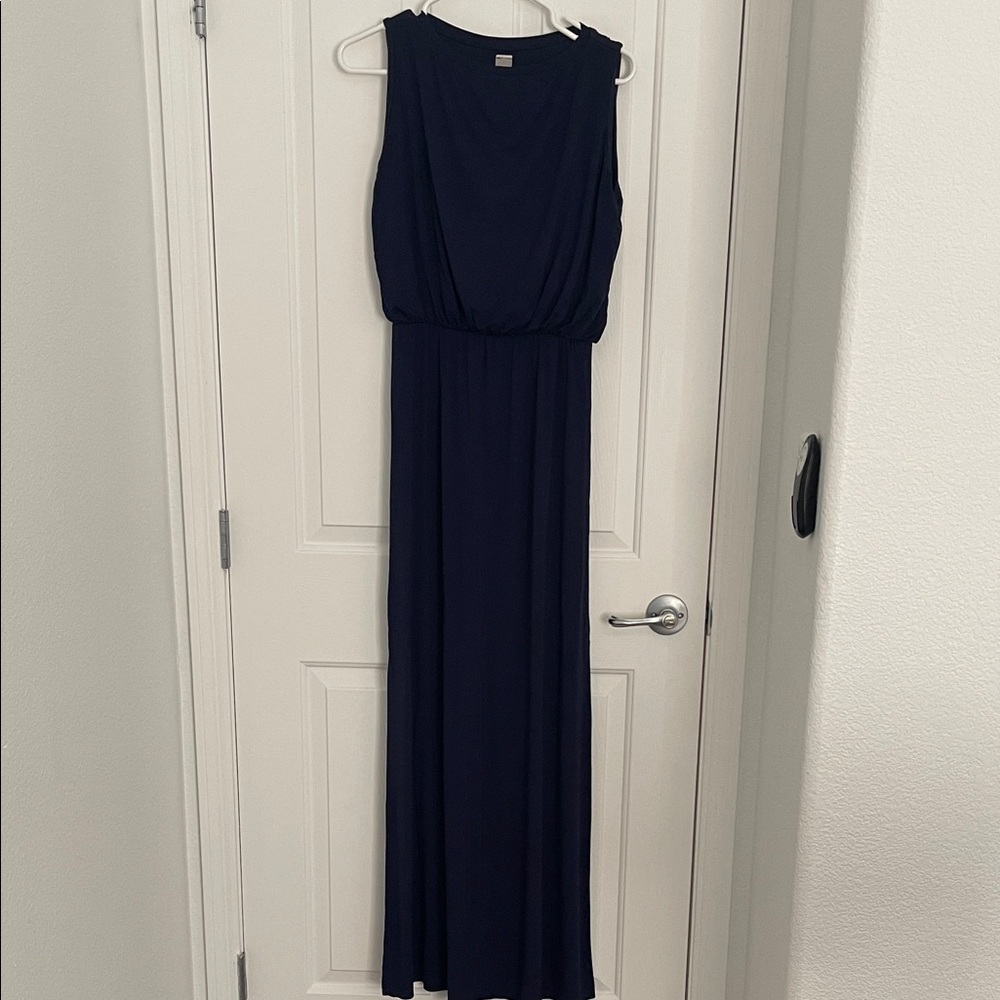 Go Couture Deep Blue Maxi Dress